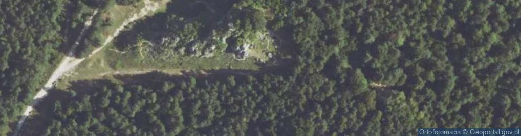 Zdjęcie satelitarne Skała Kruk (Skały Krucze)