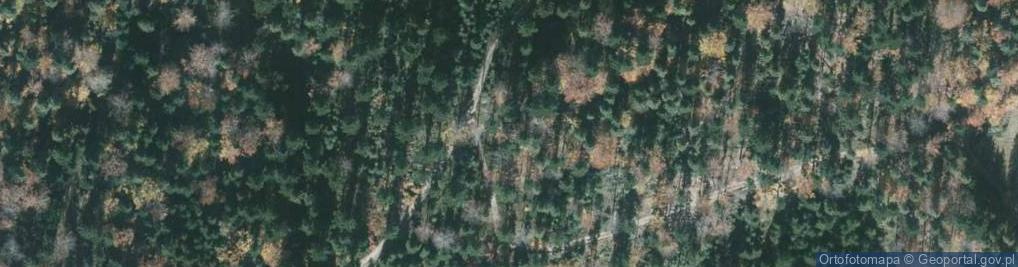 Zdjęcie satelitarne Skala Zbojnickie Okno