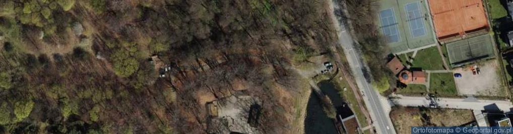 Zdjęcie satelitarne Skansen Archeologiczny Grodzisko w Sopocie