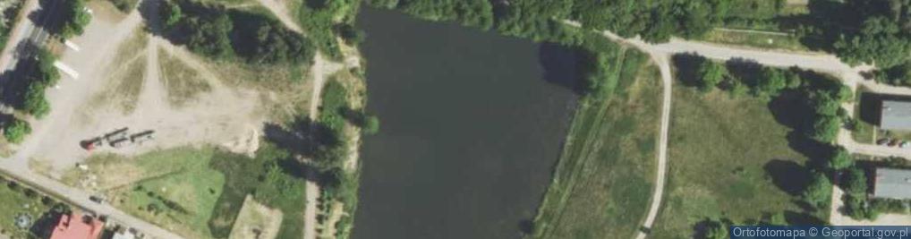 Zdjęcie satelitarne Staw Guców