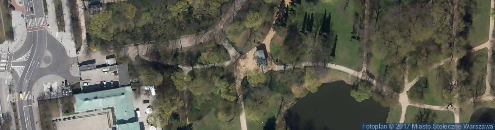 Zdjęcie satelitarne Świątynia Diany