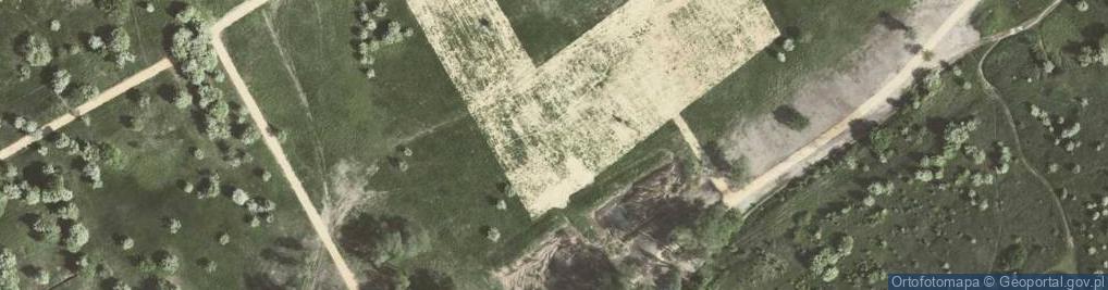 Zdjęcie satelitarne Teren byłego obozu koncentracyjnego KL Plaszow