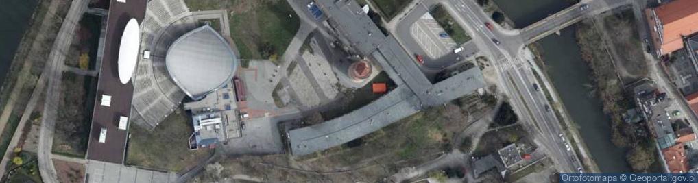 Zdjęcie satelitarne Wieża Piastowska