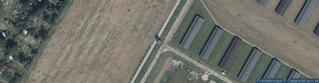 Zdjęcie satelitarne Wieża wartownicza