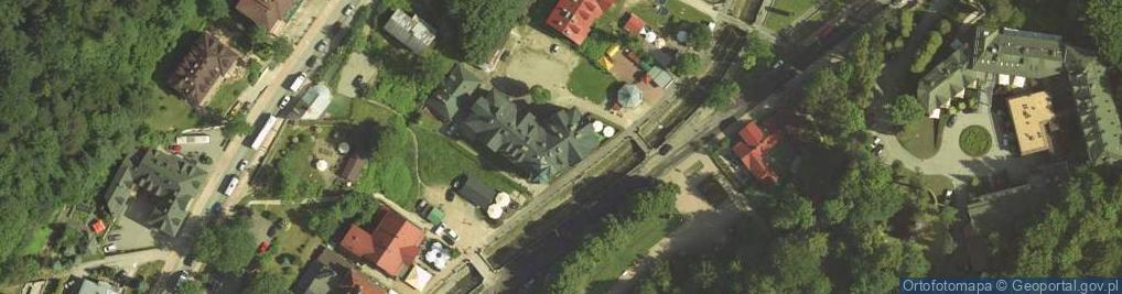 Zdjęcie satelitarne Willa Witoldówka
