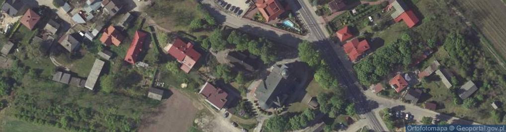Zdjęcie satelitarne Wychodnie piaskowca rachowskiego
