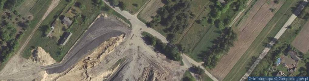 Zdjęcie satelitarne Wyrobisko po starej piaskowni