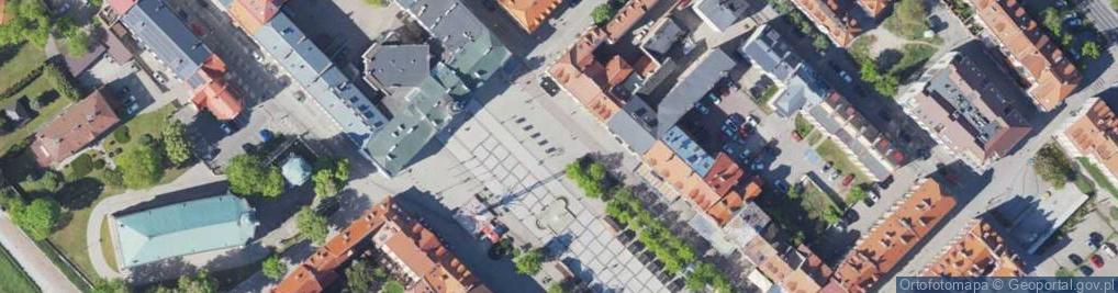 Zdjęcie satelitarne Zegar słoneczny