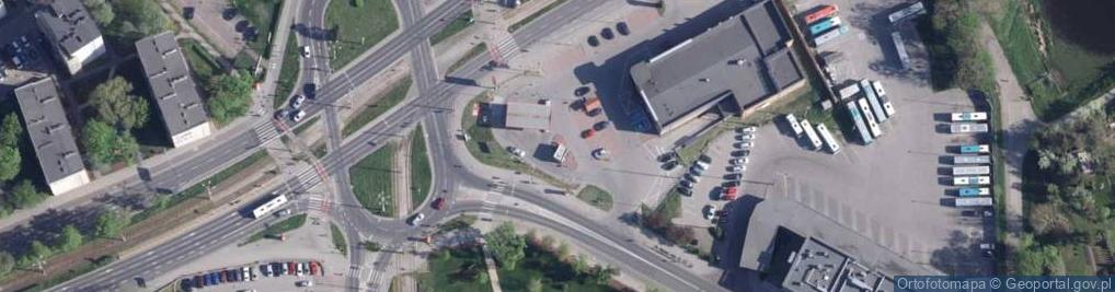 Zdjęcie satelitarne Circle K - Stacja paliw