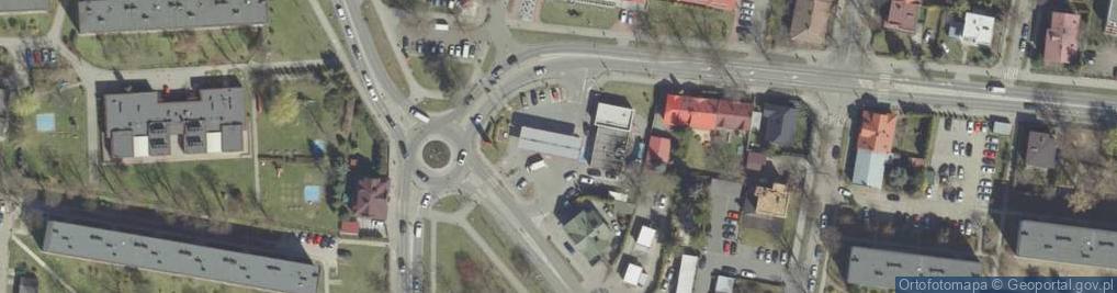 Zdjęcie satelitarne Circle K - Stacja paliw