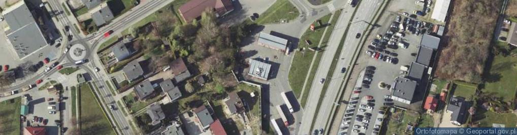 Zdjęcie satelitarne Circle K - Stacja paliw