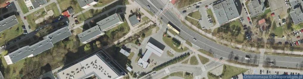 Zdjęcie satelitarne Circle K - Stacja paliw