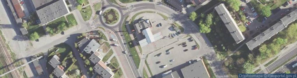 Zdjęcie satelitarne Circle K - Stacja paliw