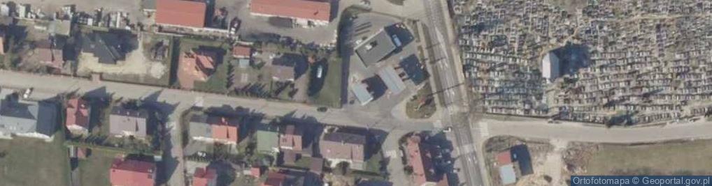 Zdjęcie satelitarne Circle K - Stacja paliw