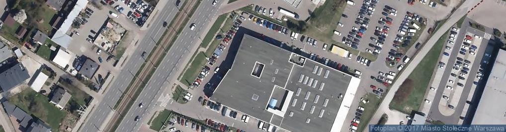 Zdjęcie satelitarne FIRMOWY SALON I SERWIS CITROËN POLSKA sp. z o.o. KRAKOWSKA