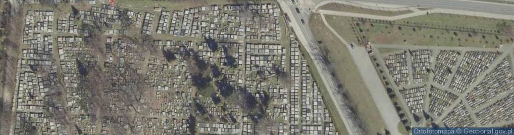 Zdjęcie satelitarne Cmentarz wojenny nr 203