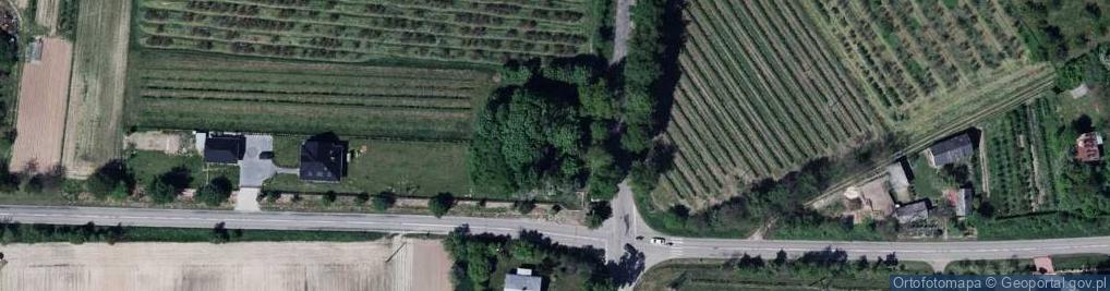 Zdjęcie satelitarne Cmentarz wojenny w Drzewcach