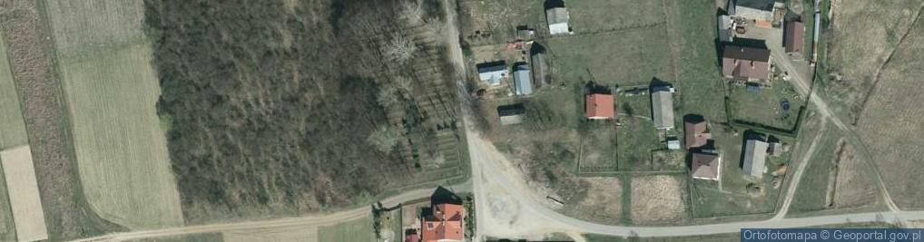 Zdjęcie satelitarne Cmentarz z I wojny światowej