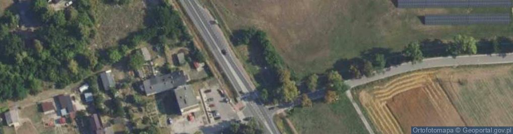 Zdjęcie satelitarne Cmentarz z I wojny światowej