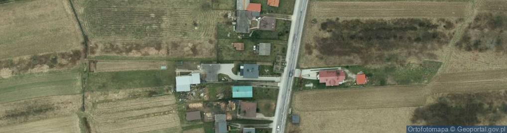 Zdjęcie satelitarne Cmentarz z I wojny światowej