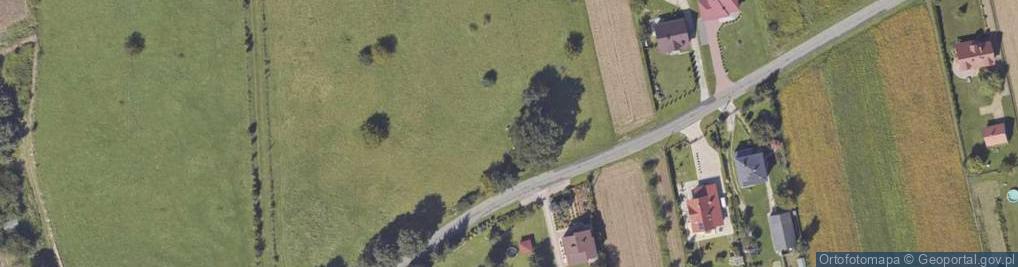 Zdjęcie satelitarne Cmentarz z I wojny światowej
