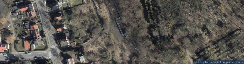 Zdjęcie satelitarne Cmentarz Centralny - VII brama.