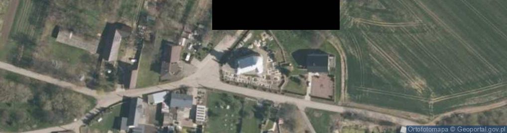 Zdjęcie satelitarne Cmentarz parafialny w Wódce