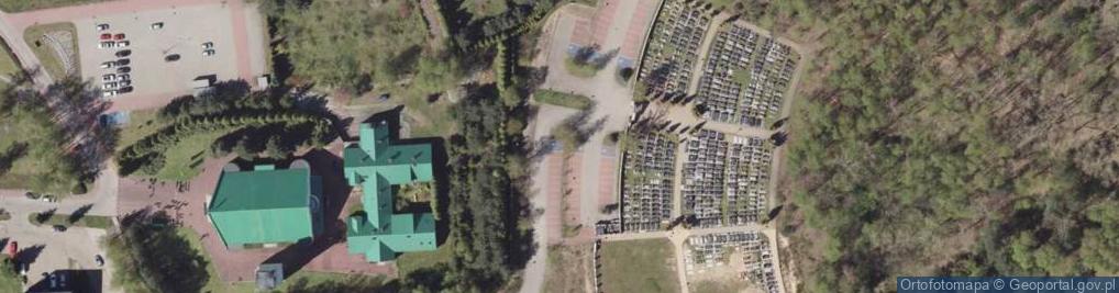 Zdjęcie satelitarne Cmentarz przy Parafii św. Barbary