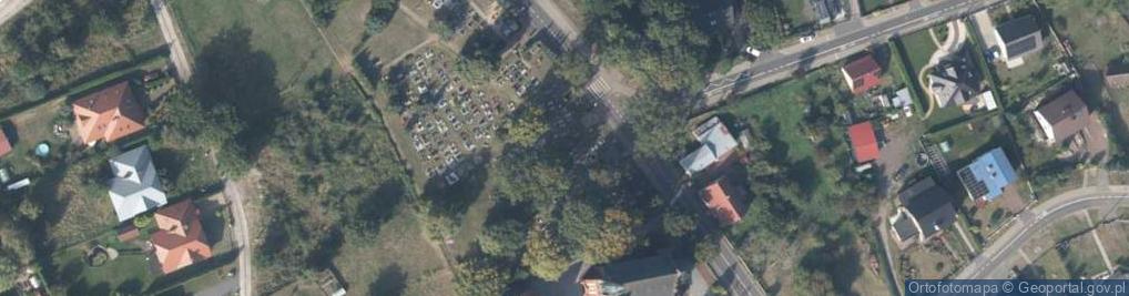 Zdjęcie satelitarne Cmentarz