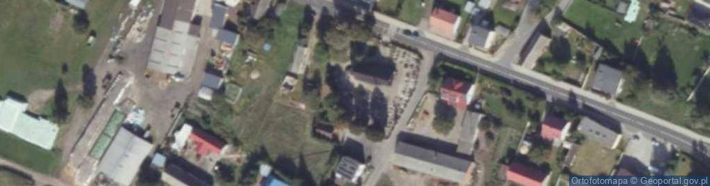 Zdjęcie satelitarne Cmentarz