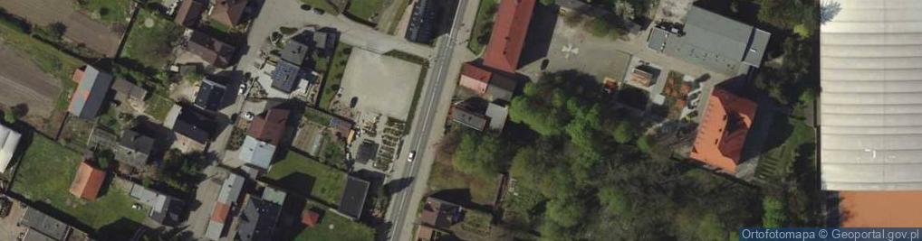 Zdjęcie satelitarne Cmentarz