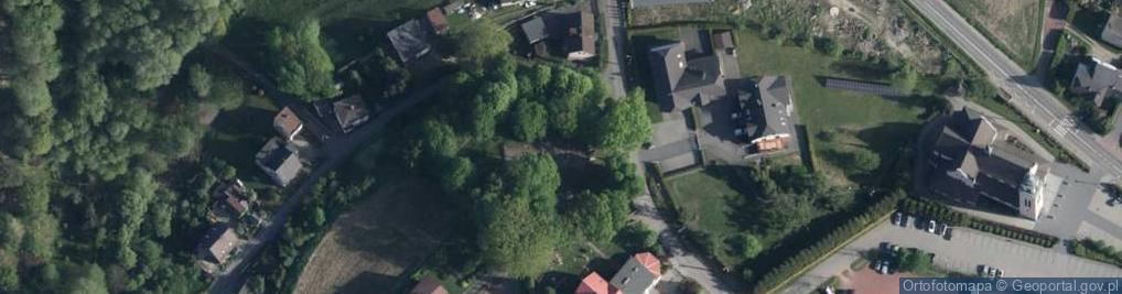 Zdjęcie satelitarne Cmentarz