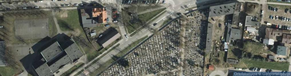 Zdjęcie satelitarne KAtolicki Cmentarz Komunalny