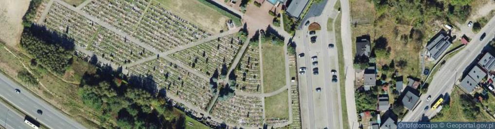 Zdjęcie satelitarne Komunalny, Park Pamięci w Rudzie Śląskiej