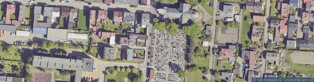Zdjęcie satelitarne Parafialny w Piekarach Śląskich - Dąbrówce Wielkiej