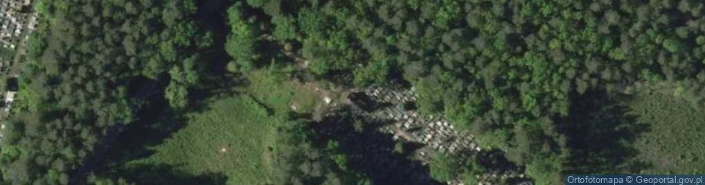 Zdjęcie satelitarne Zabytkowy cmentarz
