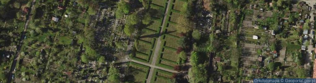 Zdjęcie satelitarne Żołnierzy Armii Radzieckiej Na Skowroniej Górze