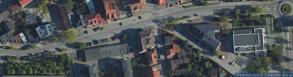 Zdjęcie satelitarne Credit Agricole - Oddział