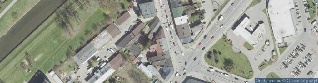 Zdjęcie satelitarne Credit Agricole - Oddział
