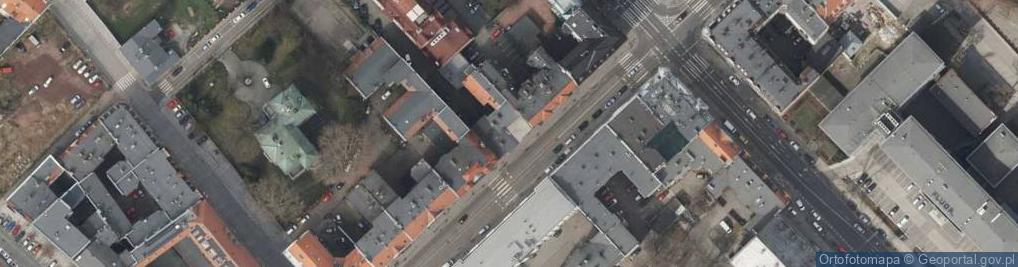 Zdjęcie satelitarne DOZ Apteka Gliwice