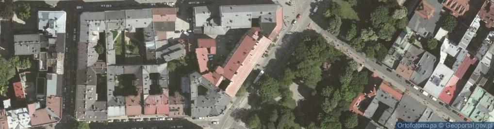 Zdjęcie satelitarne DOZ Apteka Kraków