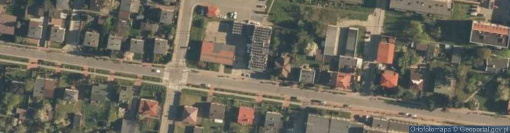 Zdjęcie satelitarne DOZ Apteka Poddębice