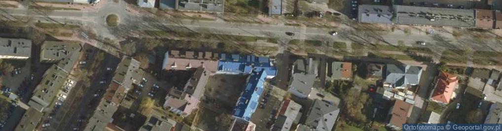 Zdjęcie satelitarne DOZ Apteka Siedlce
