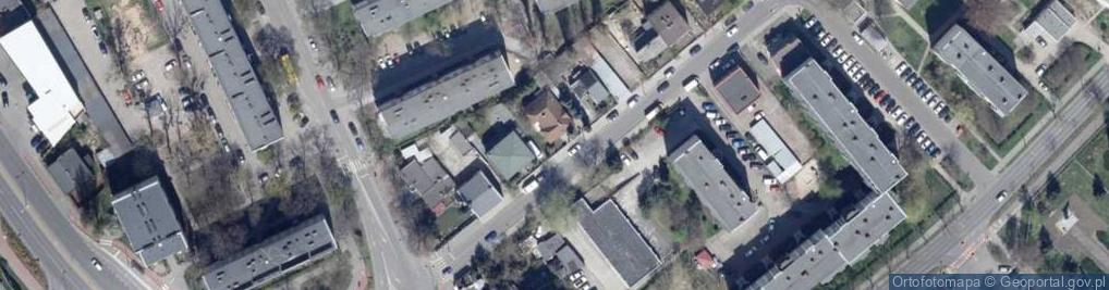 Zdjęcie satelitarne Zielony domek