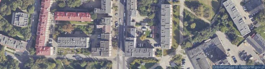 Zdjęcie satelitarne Gabinet Stomatologiczny Mechanika Pojazdowa Projektowanie i Aranżacja Wnętrz