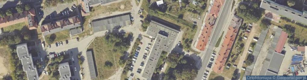 Zdjęcie satelitarne Grupowa Stomatologiczna Praktyka Lekarska Primadent Anna Lacroix Marek Wyrzykowski Monika Wyrzykowska