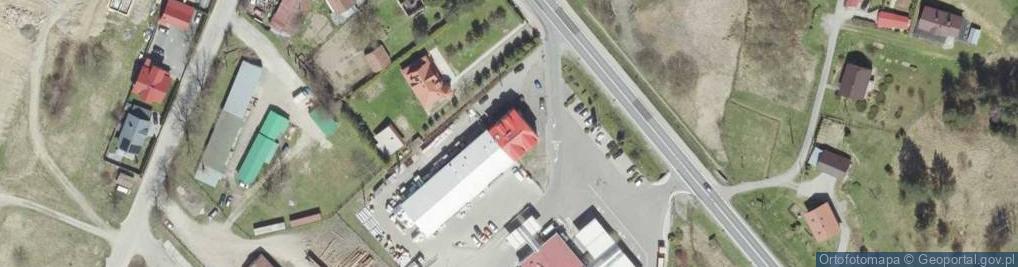 Zdjęcie satelitarne i Indywidualna Praktyka Stomatologiczna II Niepubliczny Zakład Opieki Zdrowotnej Edent w Gminie Solina