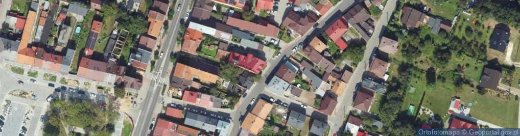 Zdjęcie satelitarne Roksana Jędrychowska Skulik Przychodnia Lekarsko Stomatologiczna Wspólnik Spółki Cywilnej