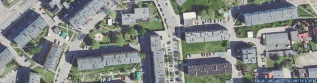 Zdjęcie satelitarne Specjalistyczna Indywidualna Praktyka Lekarska Lek Stom Ewa Frydel Gansiniec Specjalista Protetyki Stomatologicznej