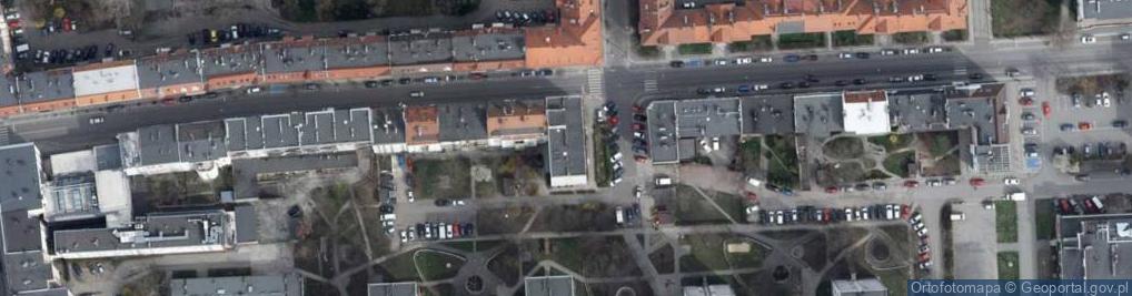 Zdjęcie satelitarne Specjalistyczna Praktyka Stomatologiczna M J w T Latała